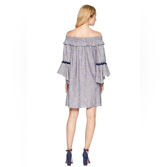 MISA Los Angeles off shoulder dress.      102 - Picture 5 of 6